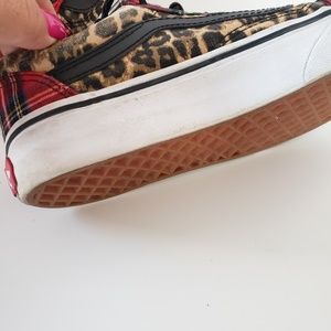 leopard and plaid vans
